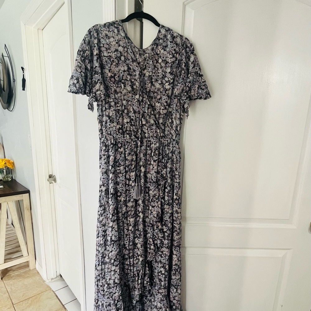 Floral Print Maxi Dress